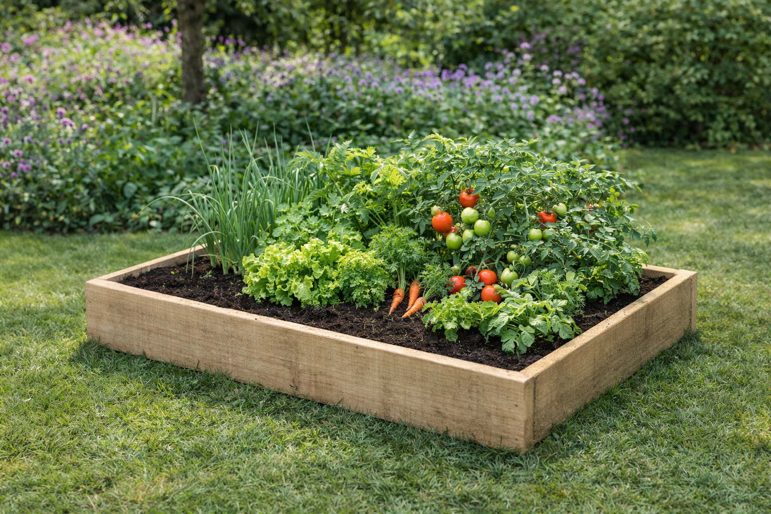 Raised Bed frames for Planting Flowers, Herbs and Vegetables